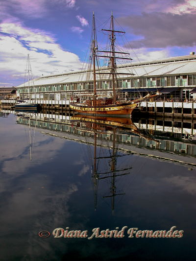 Tasmania-Hobart-Wharf